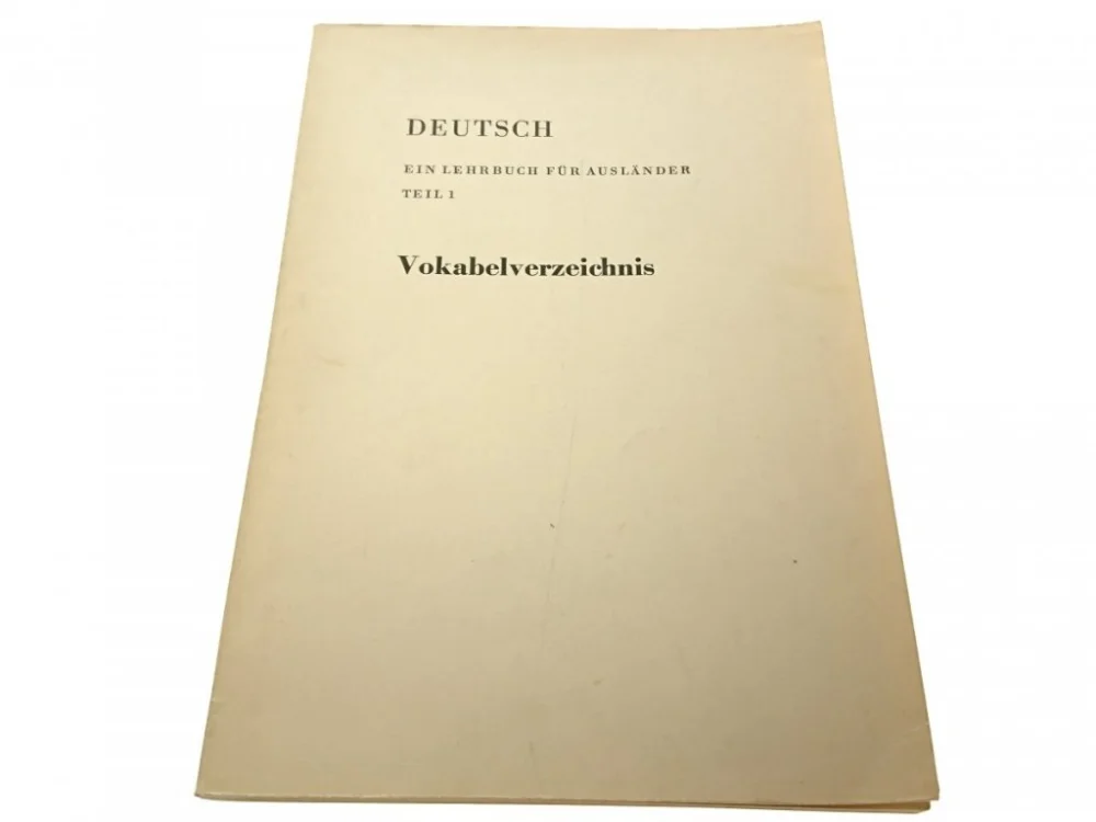 Wybór klientów DEUTSCH. EIN LEHRBUCH FUR AUSLANDER TEIL 1