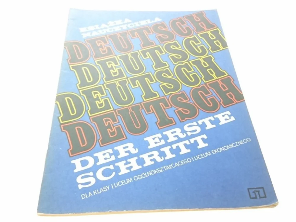 Sprawdź teraz KSIĄŻKA NAUCZYCIELA. DER ERSTE SCHRITT (1976)
