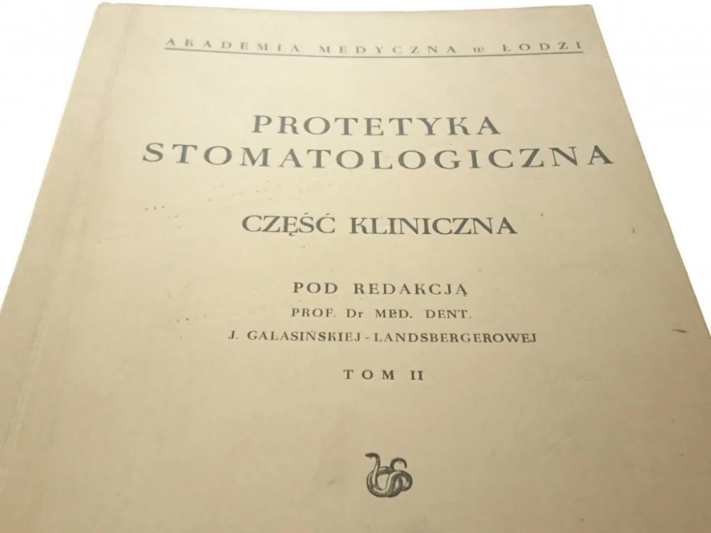 PROTETYKA STOMATOLOGICZNA. CZĘŚĆ KLINICZNA TOM II Promocja