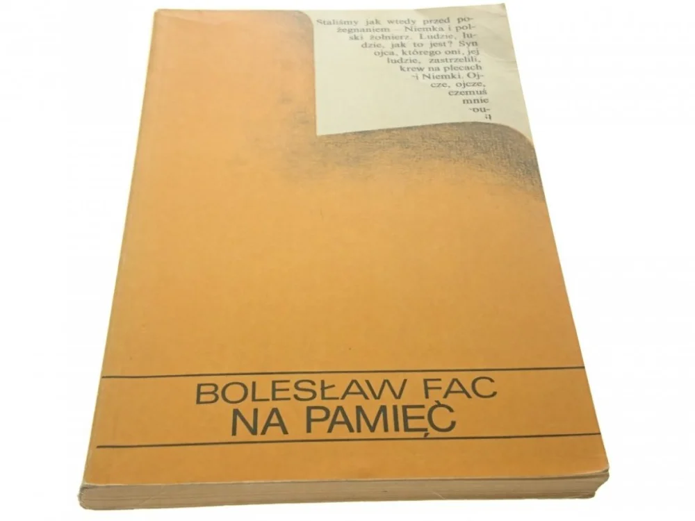 Zamów dziś NA PAMIĘĆ - Bolesław Fac (1976)