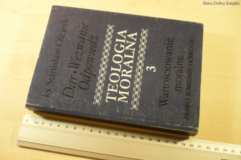 TEOLOGIA MORALNA 3 - Ks. Stanisław Olejnik (1988) Dodaj do koszyka