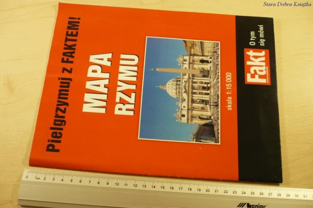 PIELGRZYMUJ Z FAKTEM! MAPA RZYMU 1:15 000 Wyprzedaż