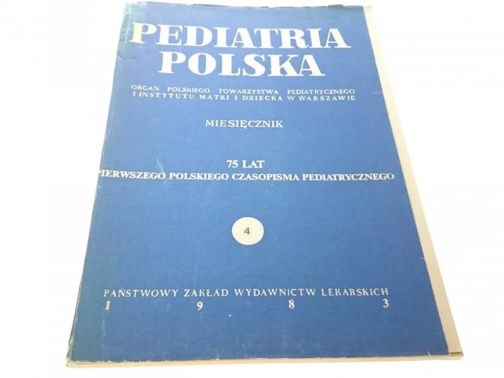 Super okazja PEDIATRIA POLSKA. MIESIĘCZNIK TOM LVII (1983)