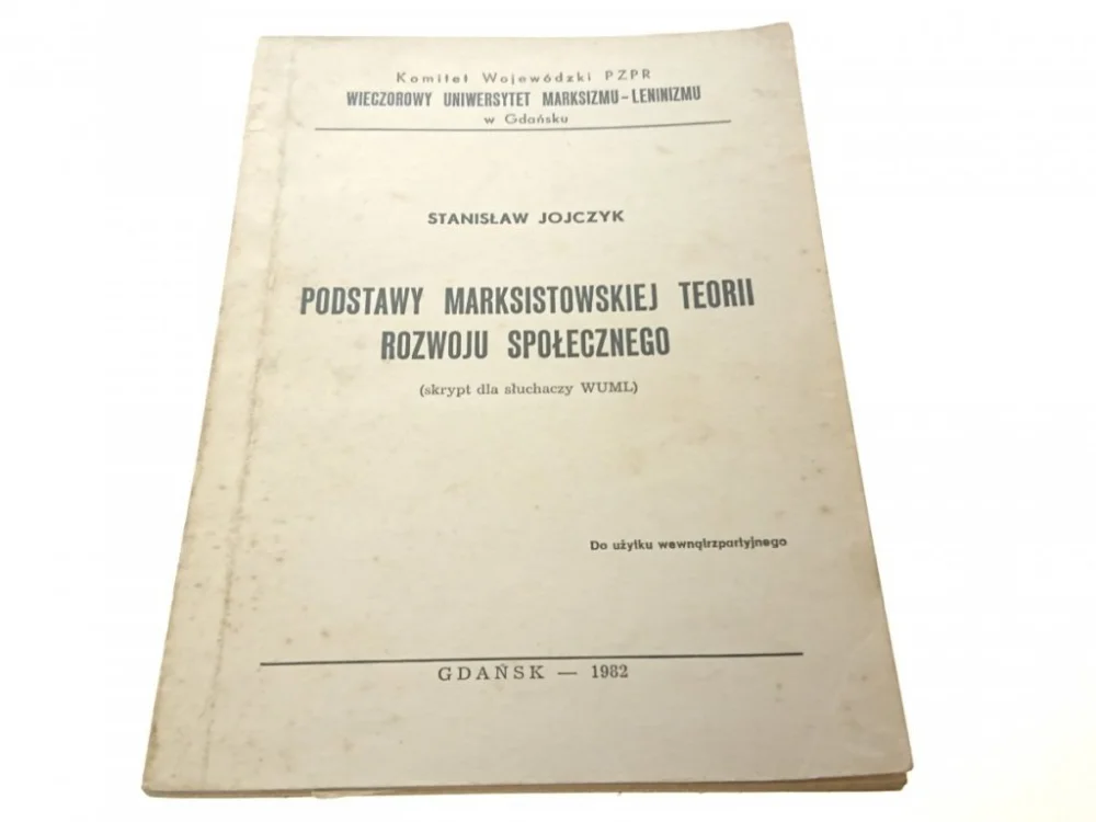 Zamów teraz PODSTAWY MARKSISTOWSKIEJ TEORII ROZWOJU (1982)
