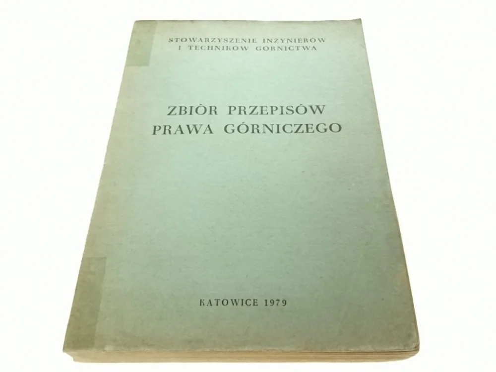Okazja ZBIÓR PRZEPISÓW PRAWA GÓRNICZEGO (1979)
