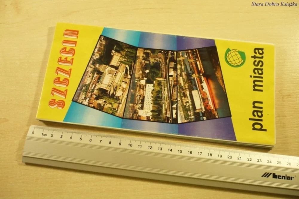 SZCZECIN PLAN MIASTA 1:29 000 (1992) Wyprzedaż