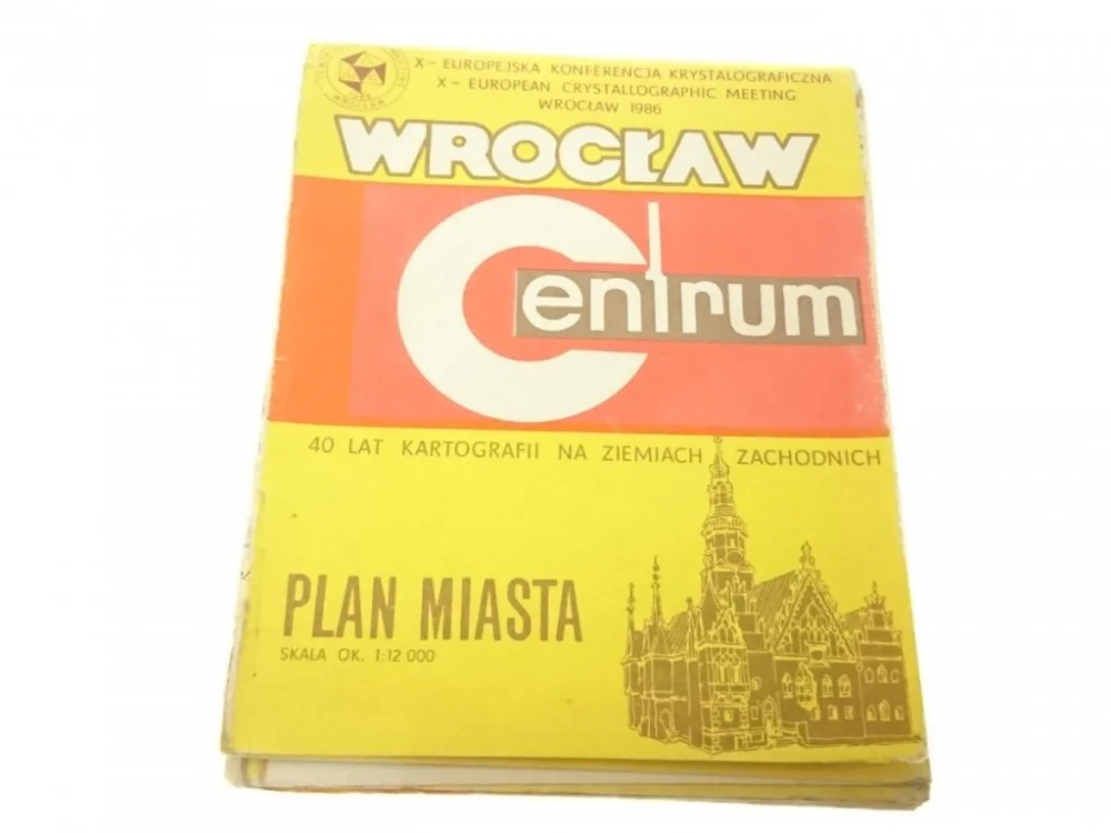 WROCŁAW CENTRUM. PLAN MIASTA 1:12 000 (1986) Promocja