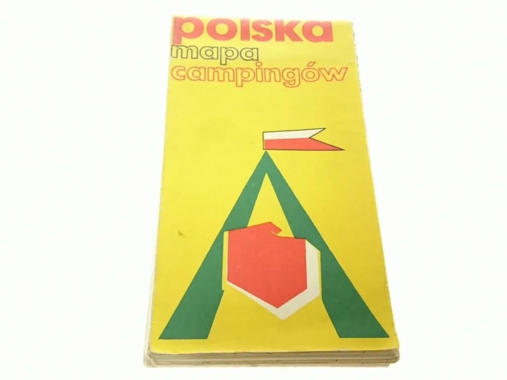 Ograniczona ilość POLSKA MAPA CAMPINGÓW 1:750 000 (1981)