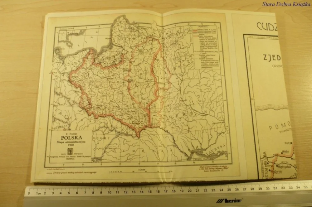 MAPA II RZECZPOSPOLITA W 1930 r. Najlepsza cena