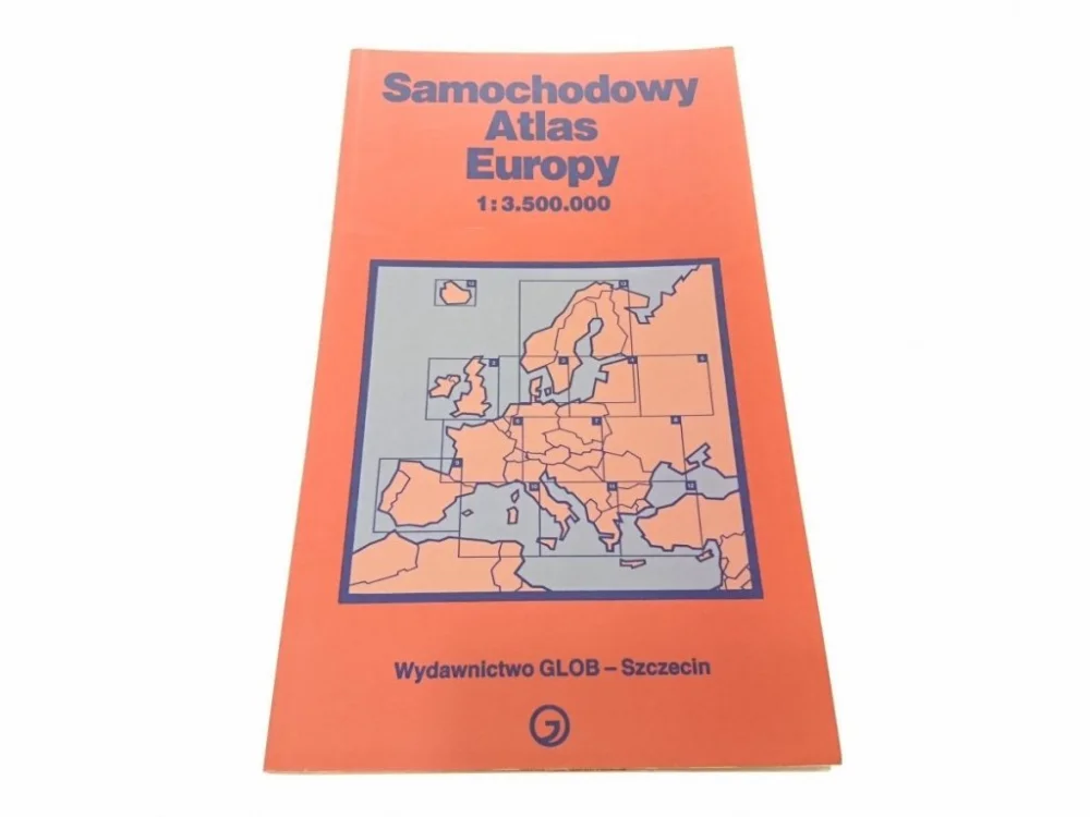 SAMOCHODOWY ATLAS EUROPY 1: 3 500 000 (1990) Obniżka ceny