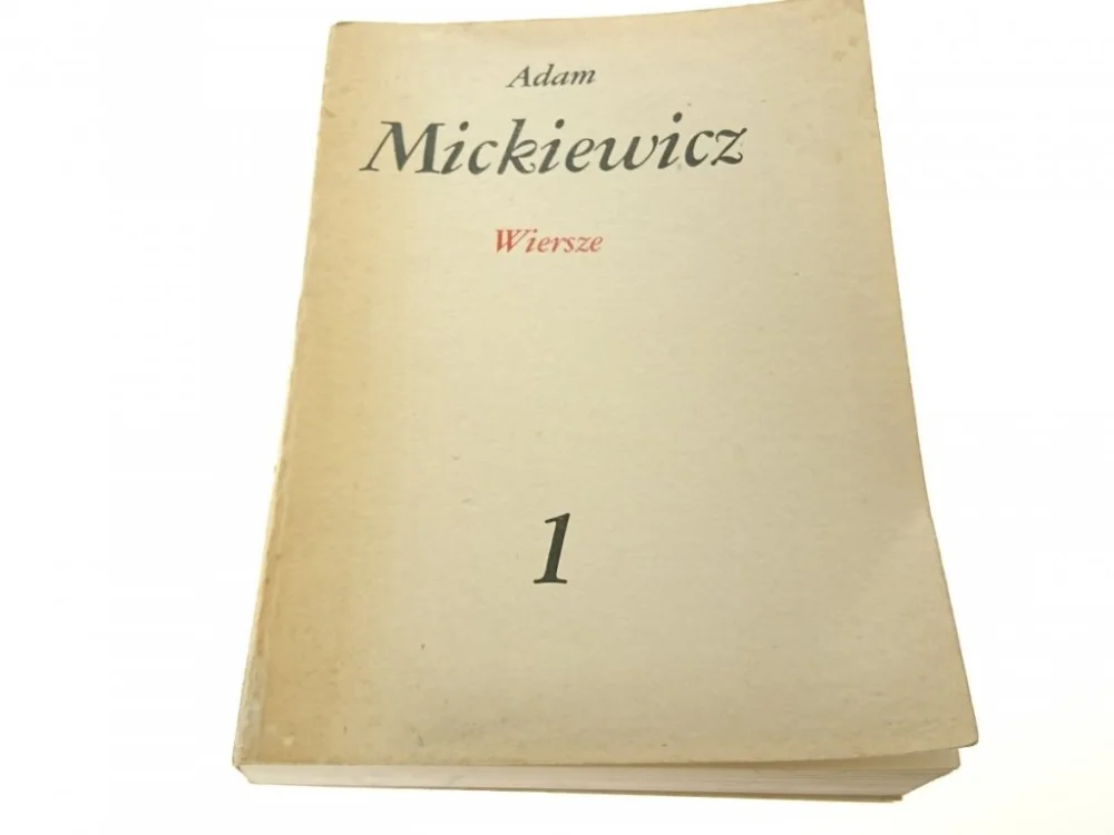 Niska cena ADAM MICKIEWICZ. WIERSZE TOM 1 Cz. Zgorzelski 1982