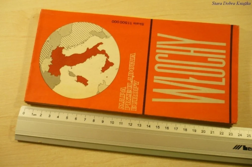 Wysoka jakość WŁOCHY. MAPA PRZEGLĄDOWA EUROPY 1:1 500 000 (1982)