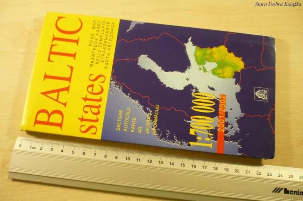BALTIC STATES. ROAD MAP 1:700 000 2001/2002 Ograniczona ilość