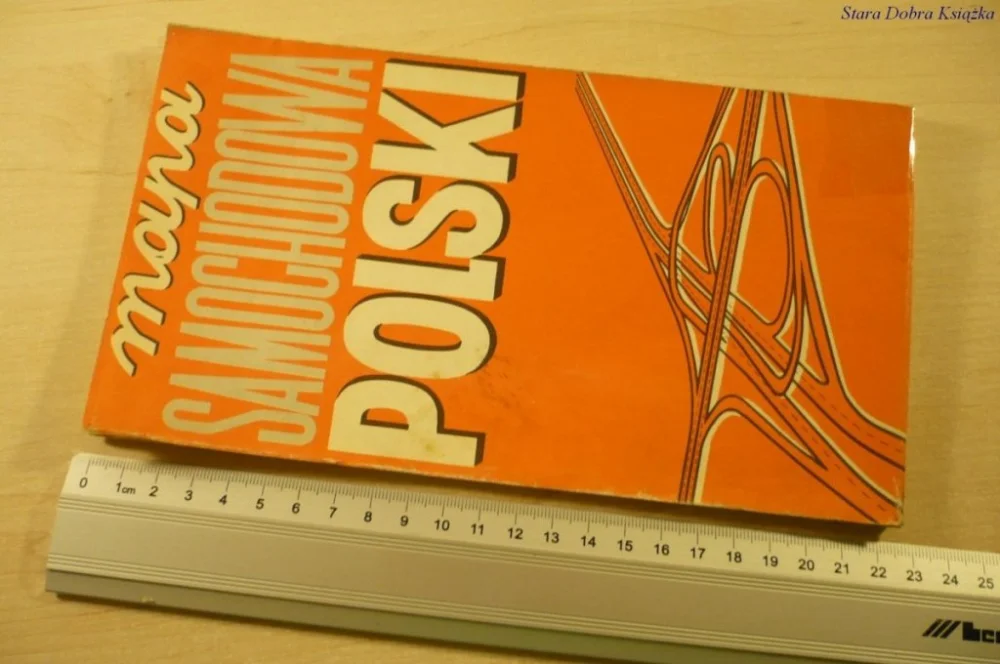 Oferta czasowa MAPA SAMOCHODOWA POLSKI 1: 1 000 000 (1982)