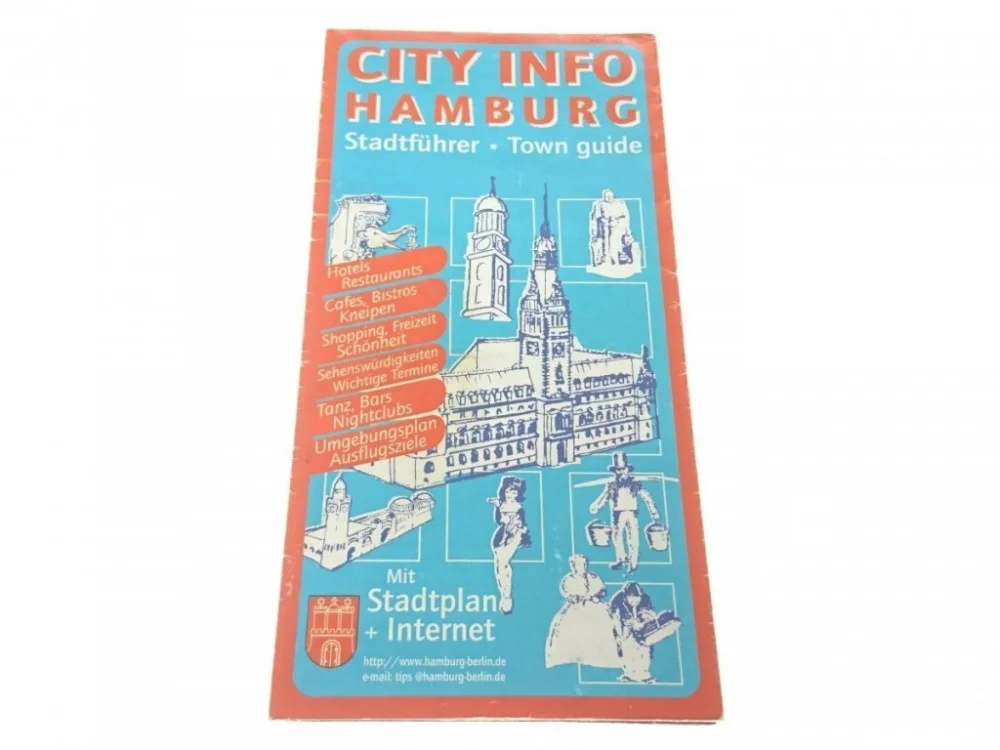 Nowość CITY INFO HAMBURG. STADTFUHRER. TOWN GUIDE (2003)