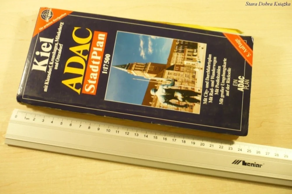 KIEL MIT KLAUSDORF ADAC STADTPLAN 1:17500 Obniżka ceny