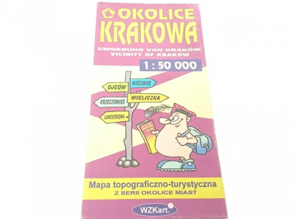 OKOLICE KRAKOWA 1:50 000 (1995) Obniżka ceny