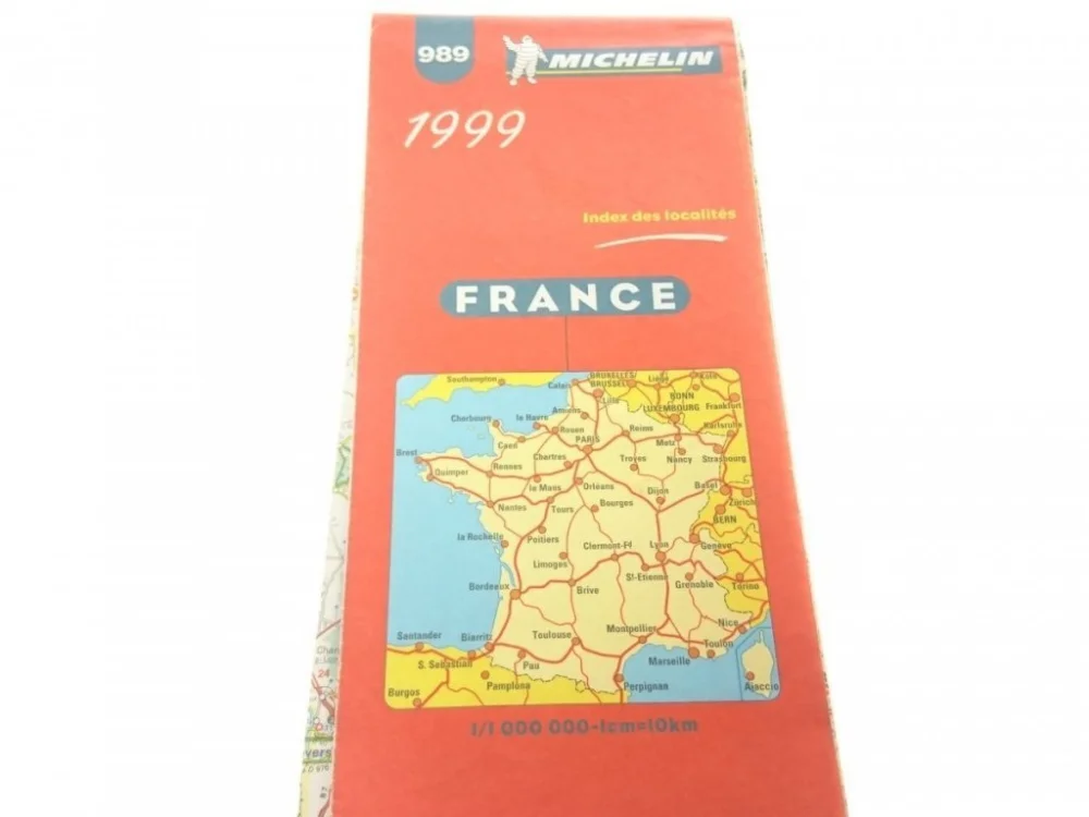 FRANCE 1999 1: 000 000 INDEX DES LOCALITES Najlepsza cena