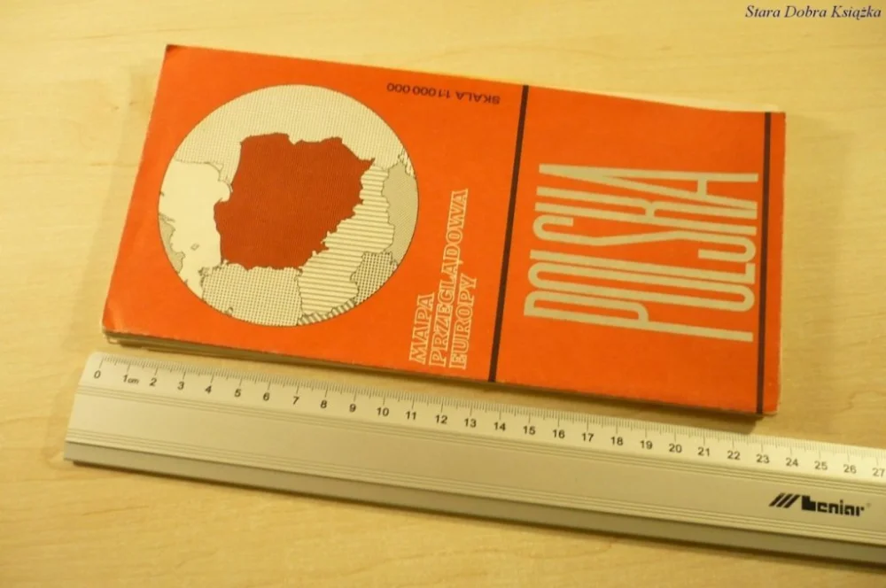 POLSKA. MAPA PRZEGLĄDOWA 1: 1 000 000 (1986) Hit sprzedaży