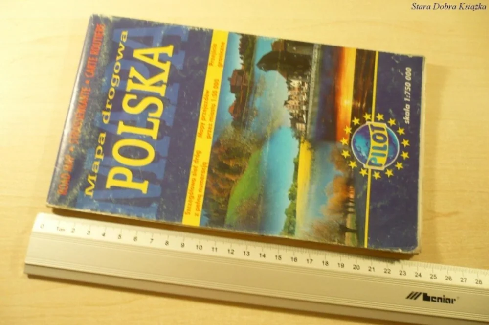 MAPA DROGOWA POLSKA 1:750 000 2004/2005 Niska cena