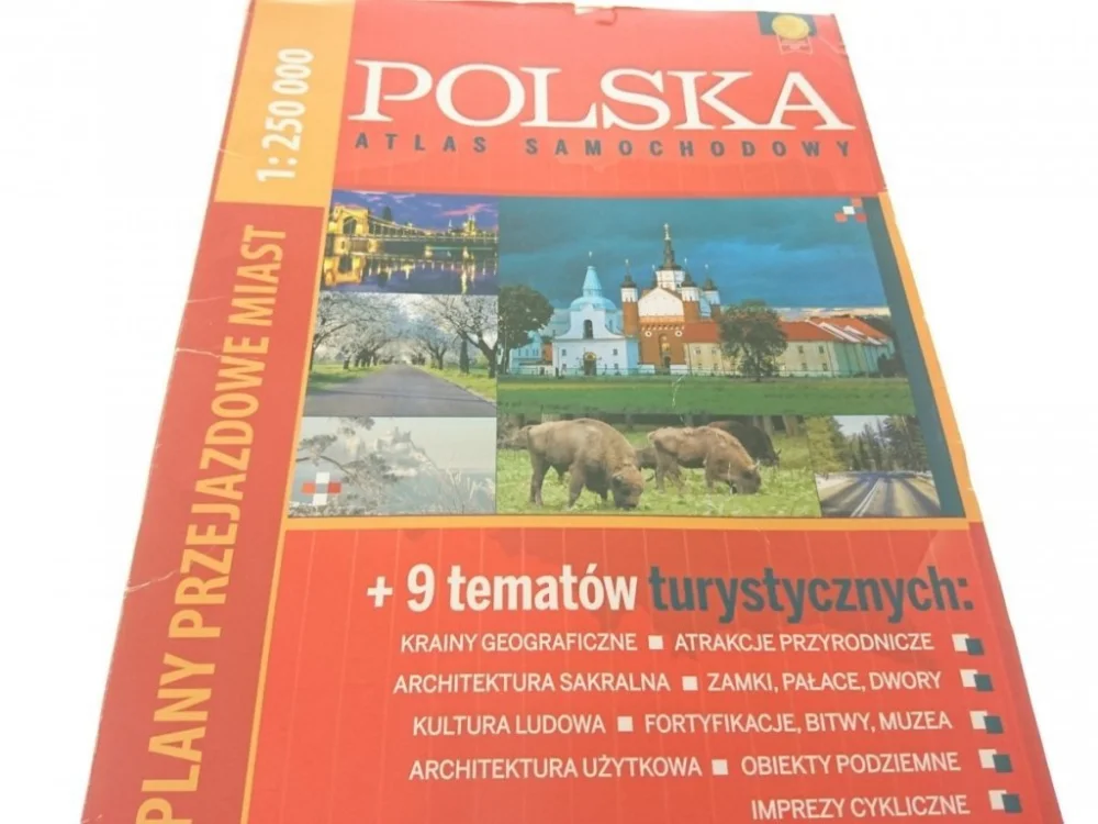 POLSKA ATLAS SAMOCHODOWY. PLANY PRZEJAZDOWE MIAST Kup teraz