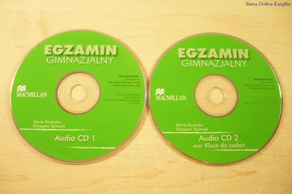 Super okazja EGZAMIN GIMNAZJALNY AUDIO CD 1 i 2 ORAZ KLUCZ 2008