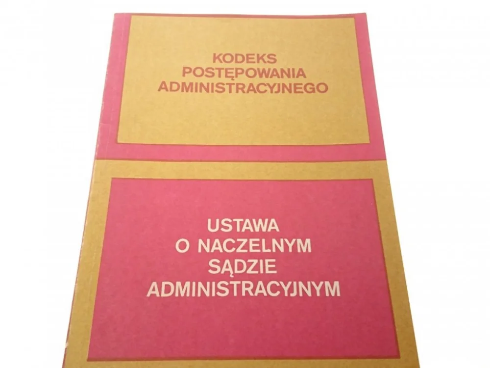 Zniżka USTAWA O NACZELNYM SĄDZIE ADMINISTRACYJNYM (1980)