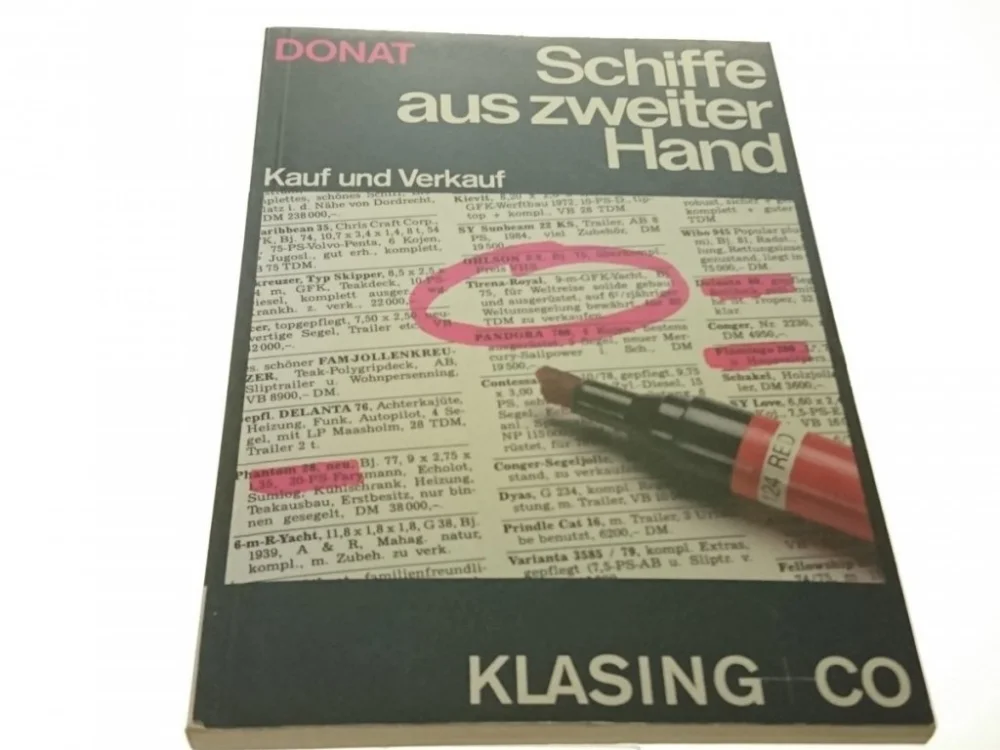 SCHIFFE AUS ZWEITER HAND - Hans Donat (1987) Hit sprzedaży