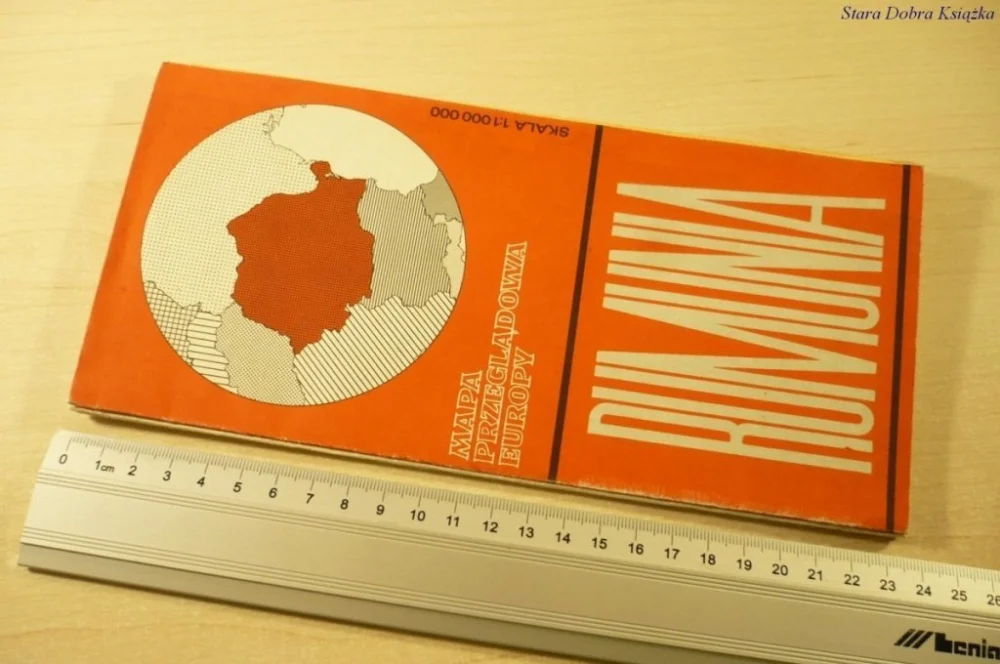 MAPA PRZEGLĄDOWA EUROPY. RUMUNIA (1984) Wyjątkowa oferta