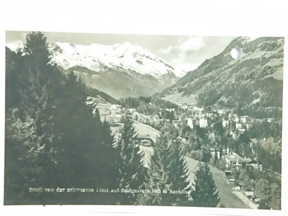 BLICK VON DER SCHWARZEN LIESL AUF BADGASTEIN Rabat