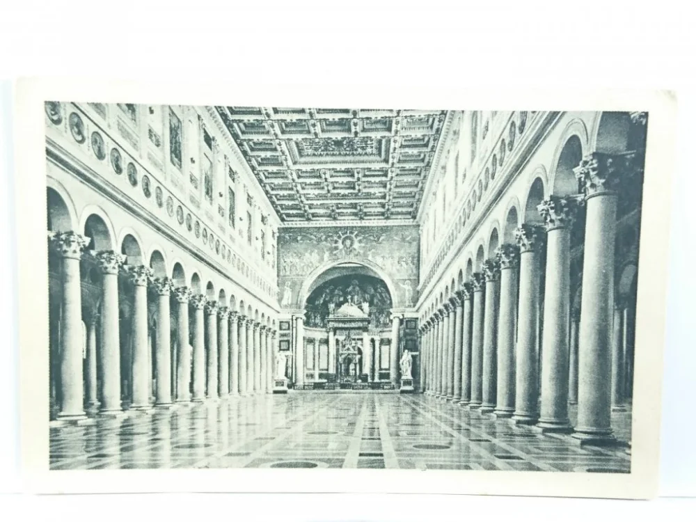 ROMA. BASILICA DI S. PAOLO FUORI LE MURA - INTERNO Tani