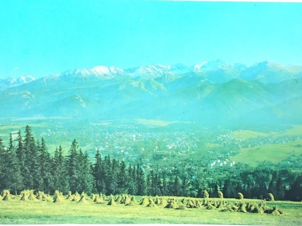 Ograniczona ilość ZAKOPANE. PANORAMA TATR ZE SZCZYTU GUBAŁÓWKI