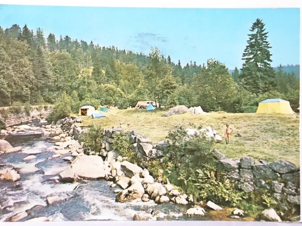 SZKLARSKA PORĘBA. CAMPING NAD POTOKIEM KAMIENNA Szybka wysyłka