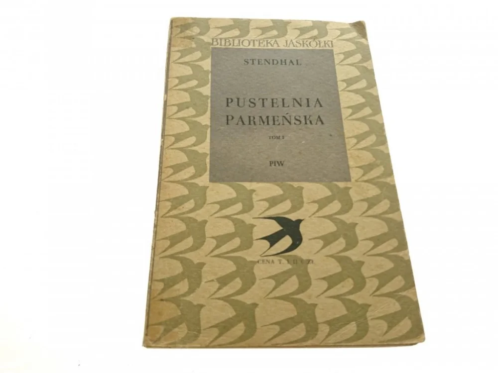 PUSTELNIA PARMEŃSKA TOM I - Stendhal 1956 Obniżka ceny