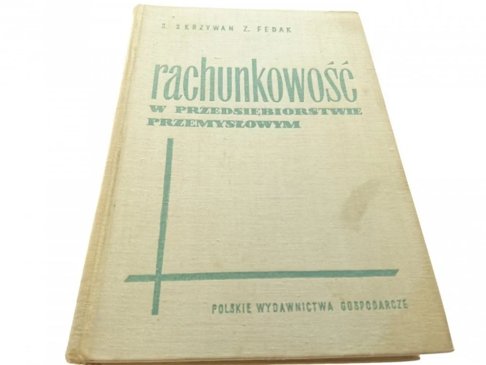 RACHUNKOWOŚĆ W PRZEDSIĘBIORSTWIE PRZEMYSŁOWYM 1960 Cena promocyjna