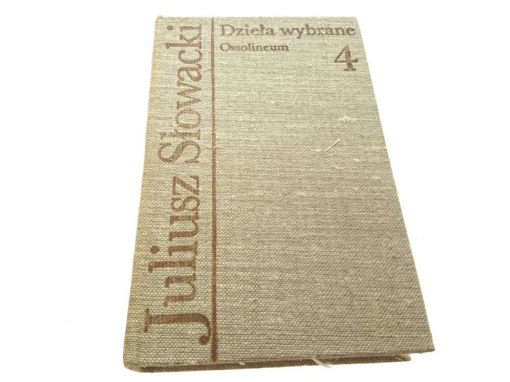 Obniżka ceny JULIUSZ SŁOWACKI. DZIEŁA WYBRANE TOM 4 1983