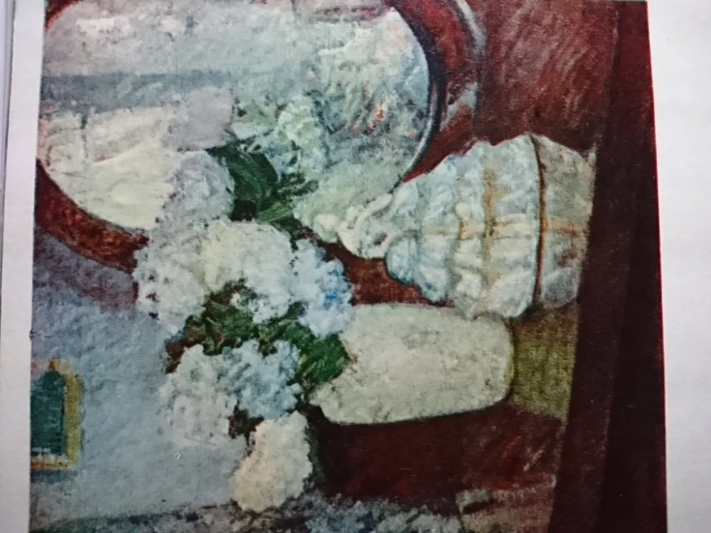 Szybka dostawa STEFAN FILIPKIEWICZ 1879-1944 HORTENSJE I FIGURKA