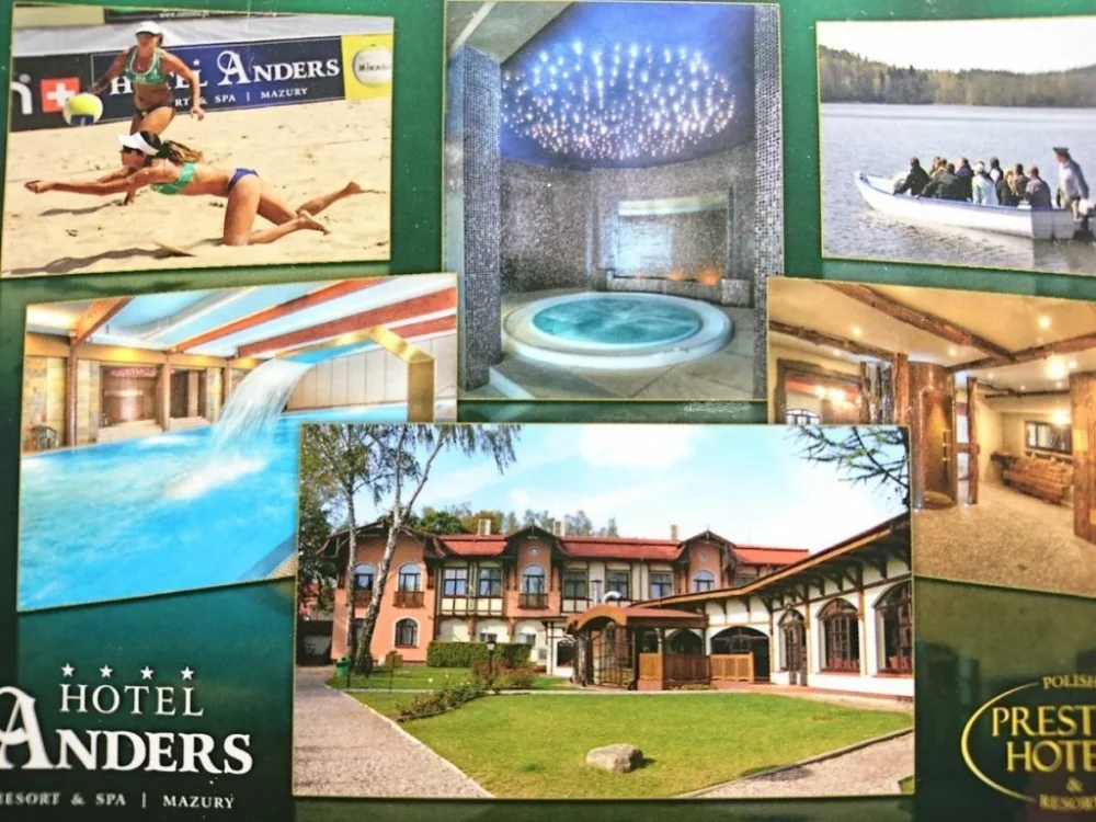 Szybka dostawa HOTEL ANDERS. RESORT AND SPA. MAZURY