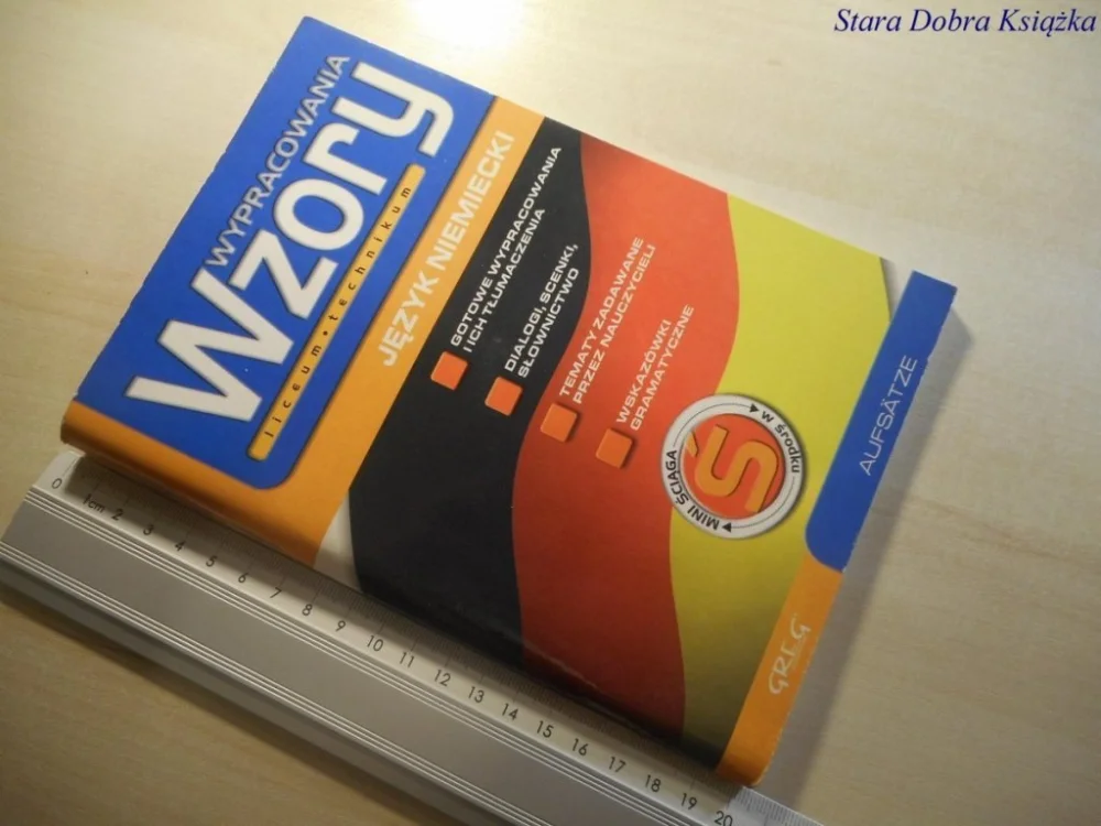Cena promocyjna WYPRACOWANIA WZORY. JĘZYK NIEMIECKI - Jaszczuk