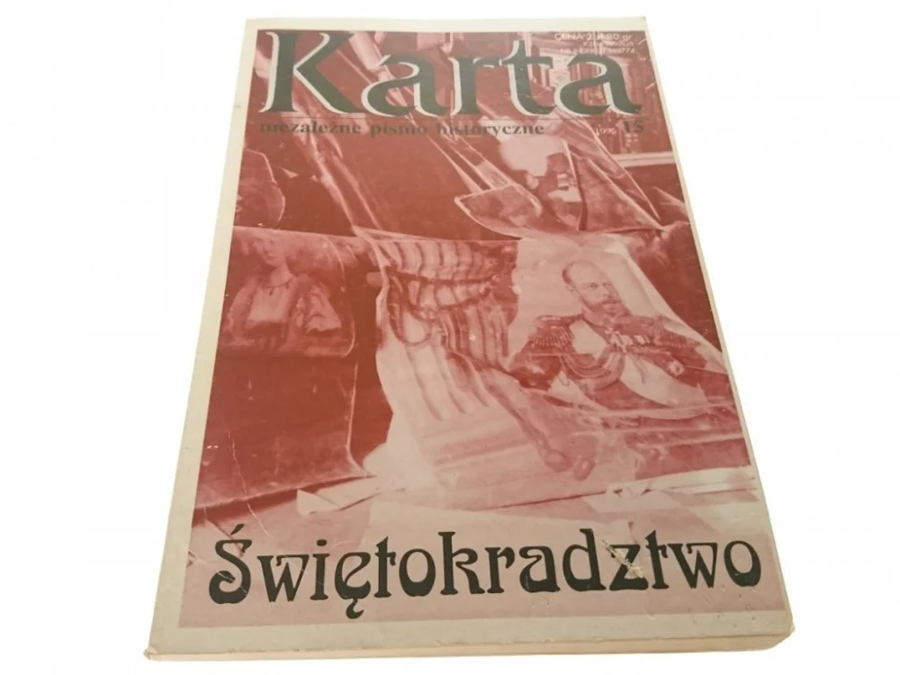Wysoka jakość KARTA 15 1995 ŚWIĘTOKRADZTWO