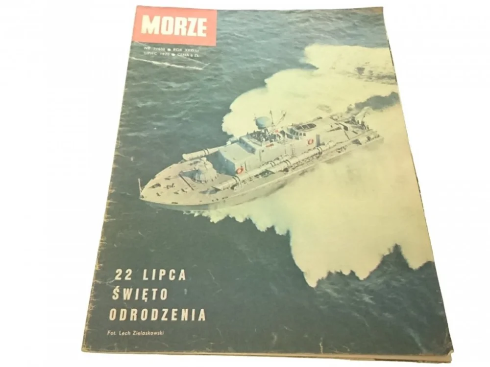 Wysoka jakość MORZE NR 7/536 ROK XXXI/LI LIPIEC 1975