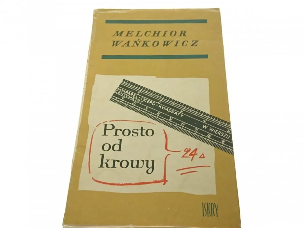 Darmowy zwrot PROSTO OD KROWY - Melchior Wańkowicz 1965