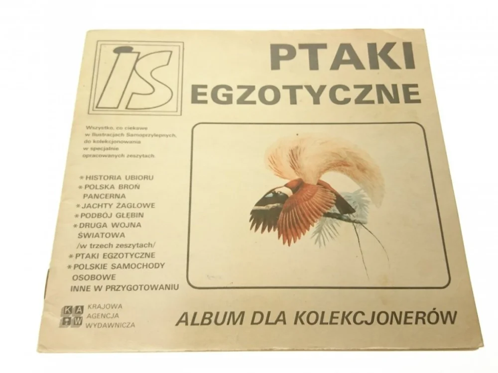 Ograniczona ilość ALBUM DLA KOLEKCJONERÓW. PTAKI EGZOTYCZNE