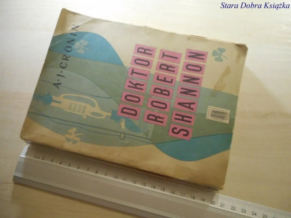 DOKTOR ROBERT SHANNON - A. J. Cronin 1956 Szybka wysyłka