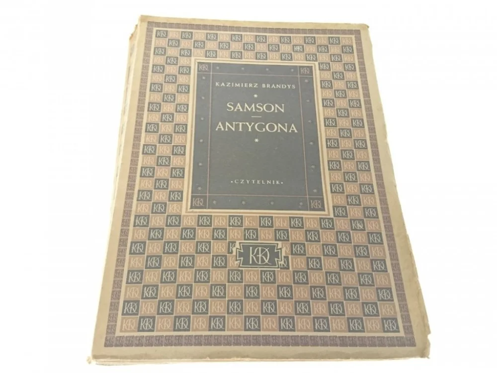 Bestseller SAMSON ANTYGONA - Kazimierz Brandys 1949