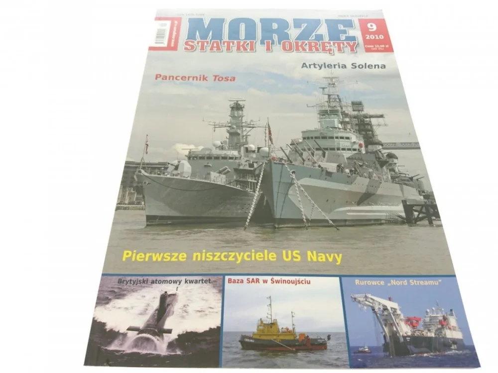 Łatwy zwrot MORZE STATKI I OKRĘTY NR 9 2010 ARTYLERIA SOLENA