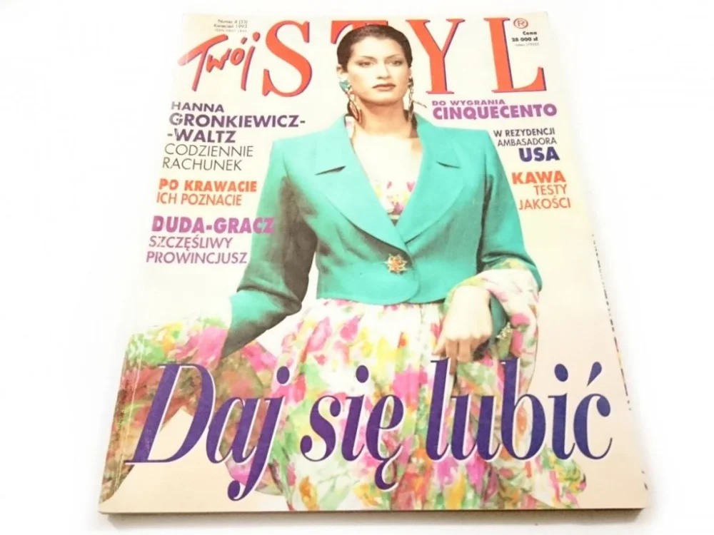 TWÓJ STYL NUMER 4 (33) KWIECIEŃ 1993 Wyjątkowa oferta