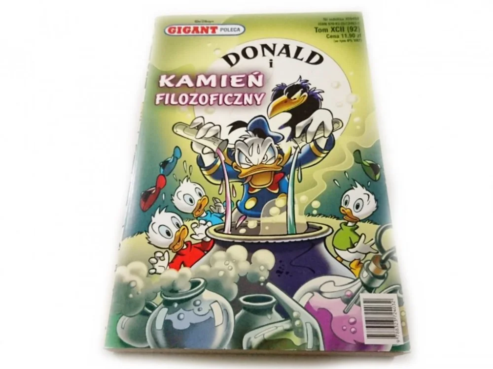 Wybór klientów GIGANT POLECA TOM XCII (92) DONALD I KAMIEŃ FILOZOFICZNY