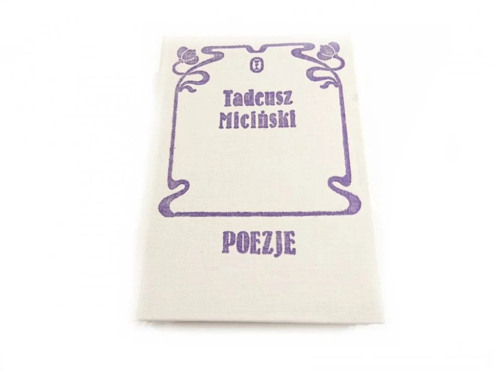 Oferta czasowa POEZJE - Tadeusz Miciński 1980