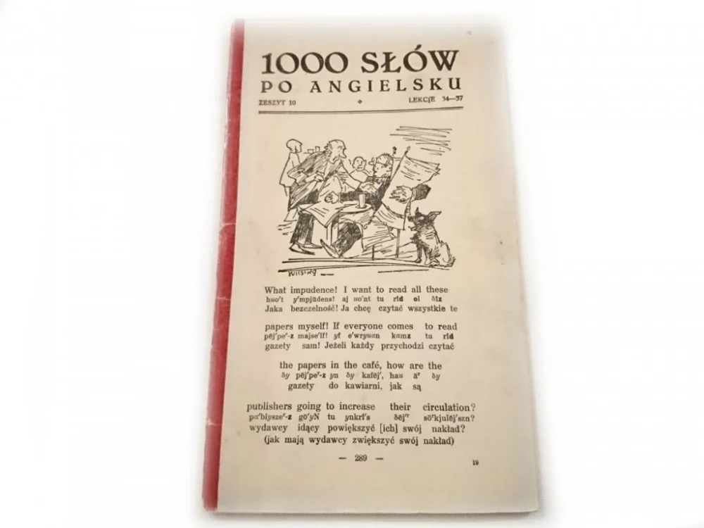1000 SŁÓW PO ANGIELSKU. ZESZYT 10 LEKCJE 34-37 Oferta